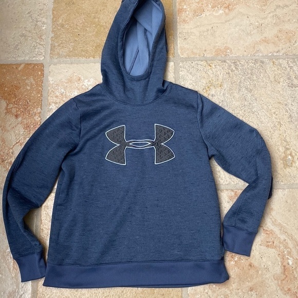 Underarmour Logo sweatshirt Women’s Hoodie Fleece cozy Activewear Workout Size M - Picture 1 of 8